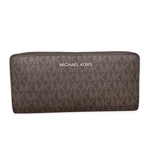 MICHAEL KORS
Jet Set Travel Large Logo Quarter-Zip Wallet🩵